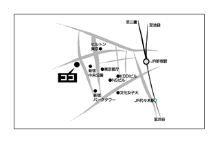 筆ラインモノクロ地図入り裏面用名刺 名刺図鑑